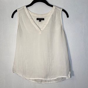Off-White V-Neck Tank - XS